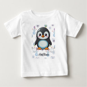 Penguin Cute Kawaii Baby Print Baby T-Shirt