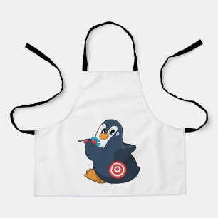 Penguin Darts Dart Dartboard Apron