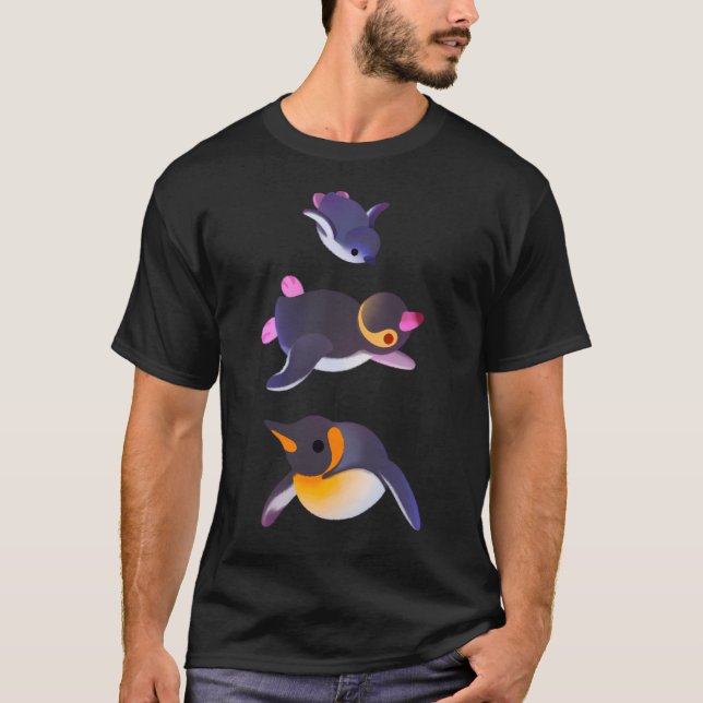 Penguin Day - Name/Dark  T-Shirt (Front)