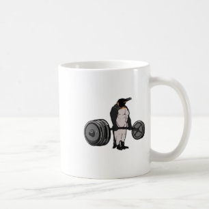 Penguin Deadlift Gym Weightlifting Powerlifting Coffee Mug