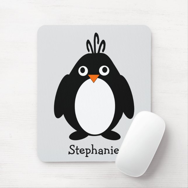 Penguin Design Mouse Pad (With Mouse)