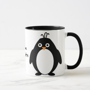 Penguin Design Personalised  Mug