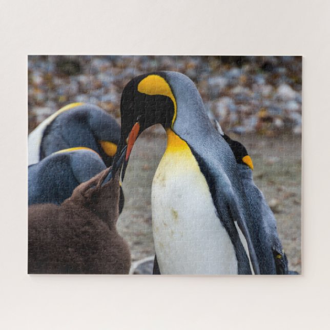 Penguin Dinner with Family, Jigsaw Puzzle (Horizontal)