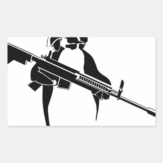 Penguin_DONE_For_Zazzle.png Rectangular Sticker (Front)