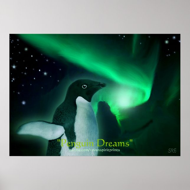 PENGUIN DREAMS Art Poster (Front)