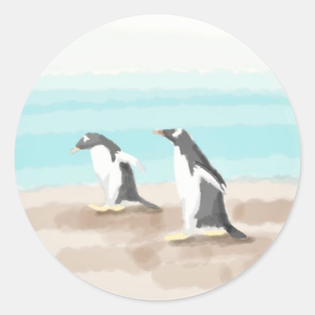 Penguin Duo Sticker (Front)