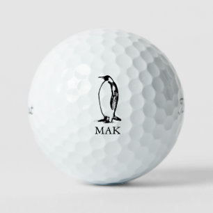 penguin emperor bird polar golf balls
