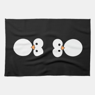 Penguin Eyes Tea Towel