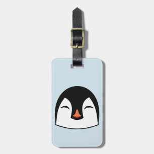 Penguin Face Luggage Tag