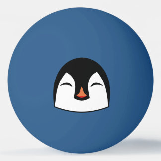 Penguin Face Ping Pong Ball
