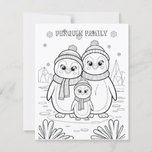Penguin family