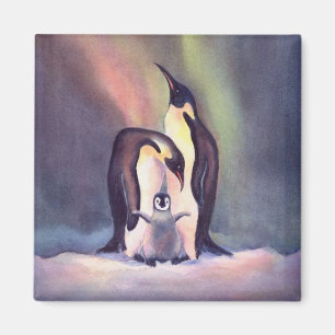 PENGUIN FAMILY by SHARON SHARPE Magnet