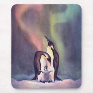 PENGUIN FAMILY by SHARON SHARPE Mouse Pad
