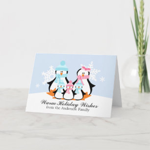 Penguin Family Christmas Cards
