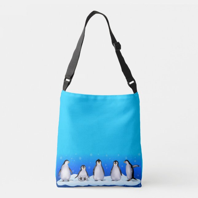 Penguin Family Crossbody Bag (Back)