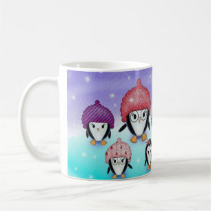 Penguin Family Holiday Mug