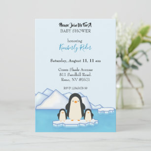 Penguin Family Invitation