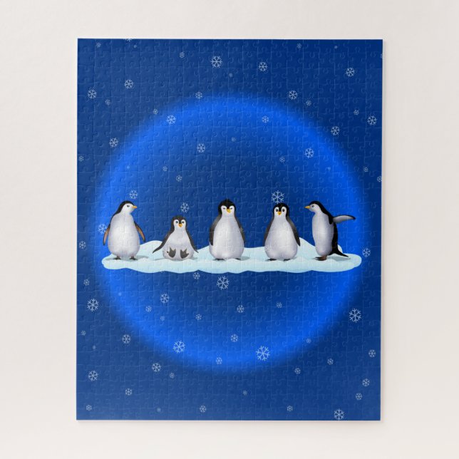 Penguin Family Jigsaw Puzzle (Vertical)