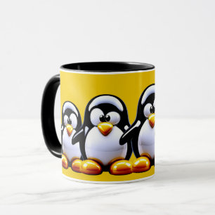 Penguin Family Lineup Mug