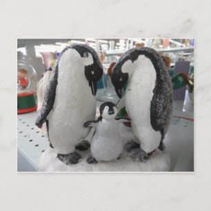 Penguin Family Postcard
