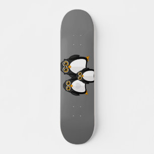 Penguin Family  Skateboard