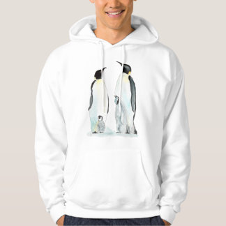 Penguin Family Two Children Penguin Hoodie