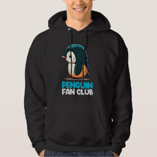 Penguin Fan Club Cute Penguin Zoo Kids Boys Girls Hoodie
