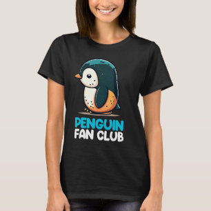 Penguin Fan Club Cute Penguin Zoo Kids Boys Girls T-Shirt