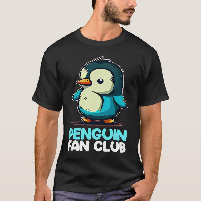 Penguin Fan Club Penguin Kids Boys Girls 3 T-Shirt (Front)