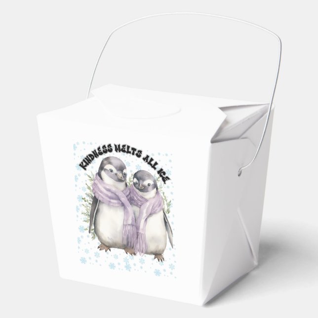 Penguin+Favour+Boxes+Be+Kind+Party+Supplies+Winter Favour Box (Front)