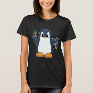 Penguin Fitness Gymnastics Sports T-Shirt