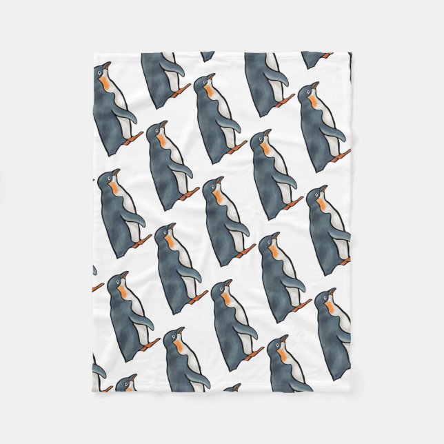Penguin Fleece Blanket (Front)