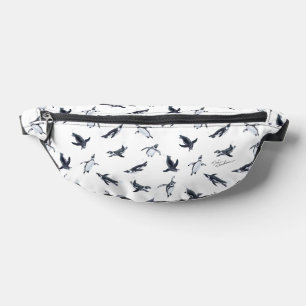 Penguin Flight Squad Ocean Art Design Bum Bags