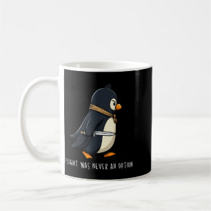 Penguin Flight Was An Option Funny Dark Humour Coffee Mug