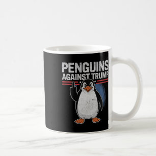 Penguin Flippers Up Anti Trump Resist Penguins Aga Coffee Mug