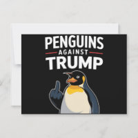 Penguin Flippers Up Resist Penguins Against Trump
