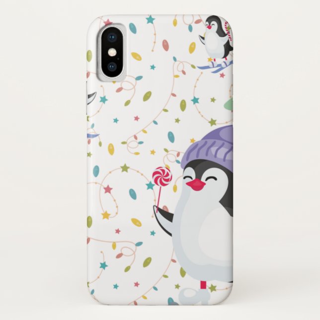 Penguin Folly Case-Mate iPhone Case (Back)