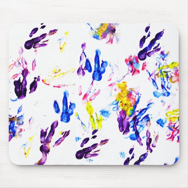 penguin footprints mouse pad (Front)