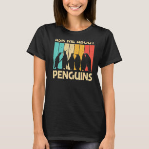 Penguin For Men Women Penguins Bird Animal Retro T-Shirt