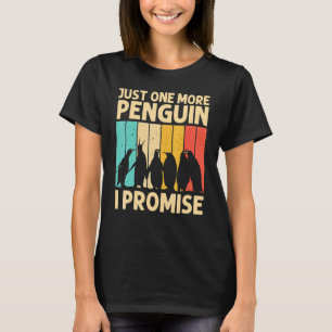 Penguin For Men Women Penguins Bird Animal Retro T-Shirt