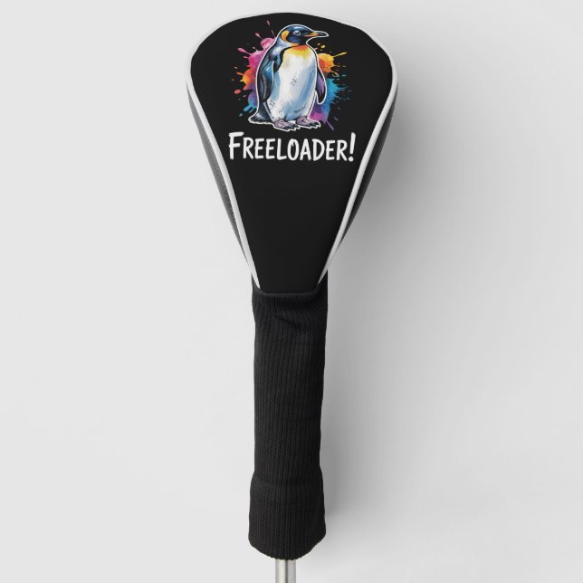 Penguin Freeloader Resist Politics Golf Head Cover (Front)
