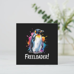 Penguin Freeloader Resist Politics Invitation
