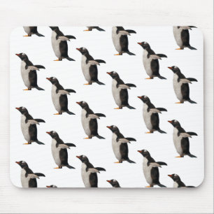 Penguin Frenzy Mousemat (Choose Colour)
