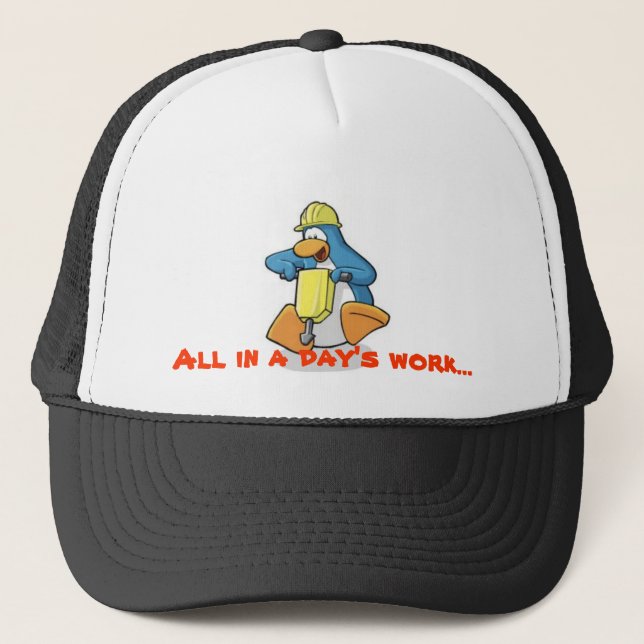 Penguin Frost Official, "All in a Day's Work" Cap (Front)
