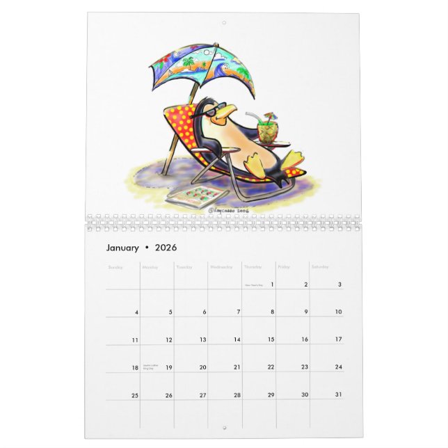PeNgUiN FuN Calendar (Jan 2026)