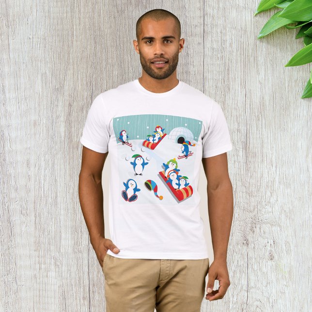 Penguin Fun Mens T-Shirt (Creator Uploaded)