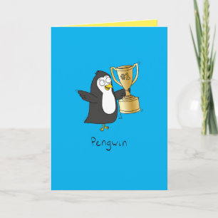 Penguin Funny Greeting Card