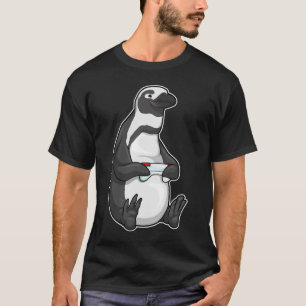 Penguin Gamer Controller T-Shirt