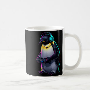 Penguin Gaming Animal Video Games Funny Penguin Coffee Mug