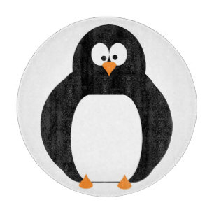 Penguin Glass Cutting Board